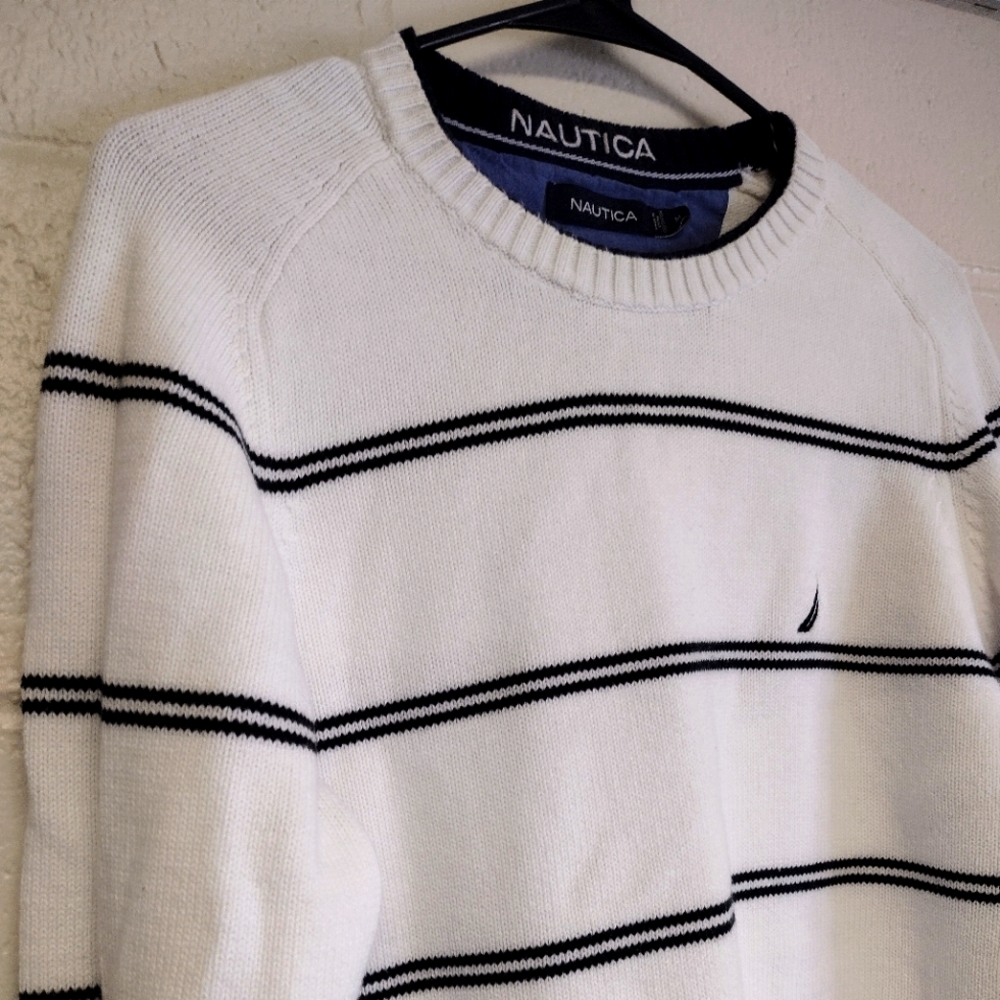 Men's Nautica striped sweater